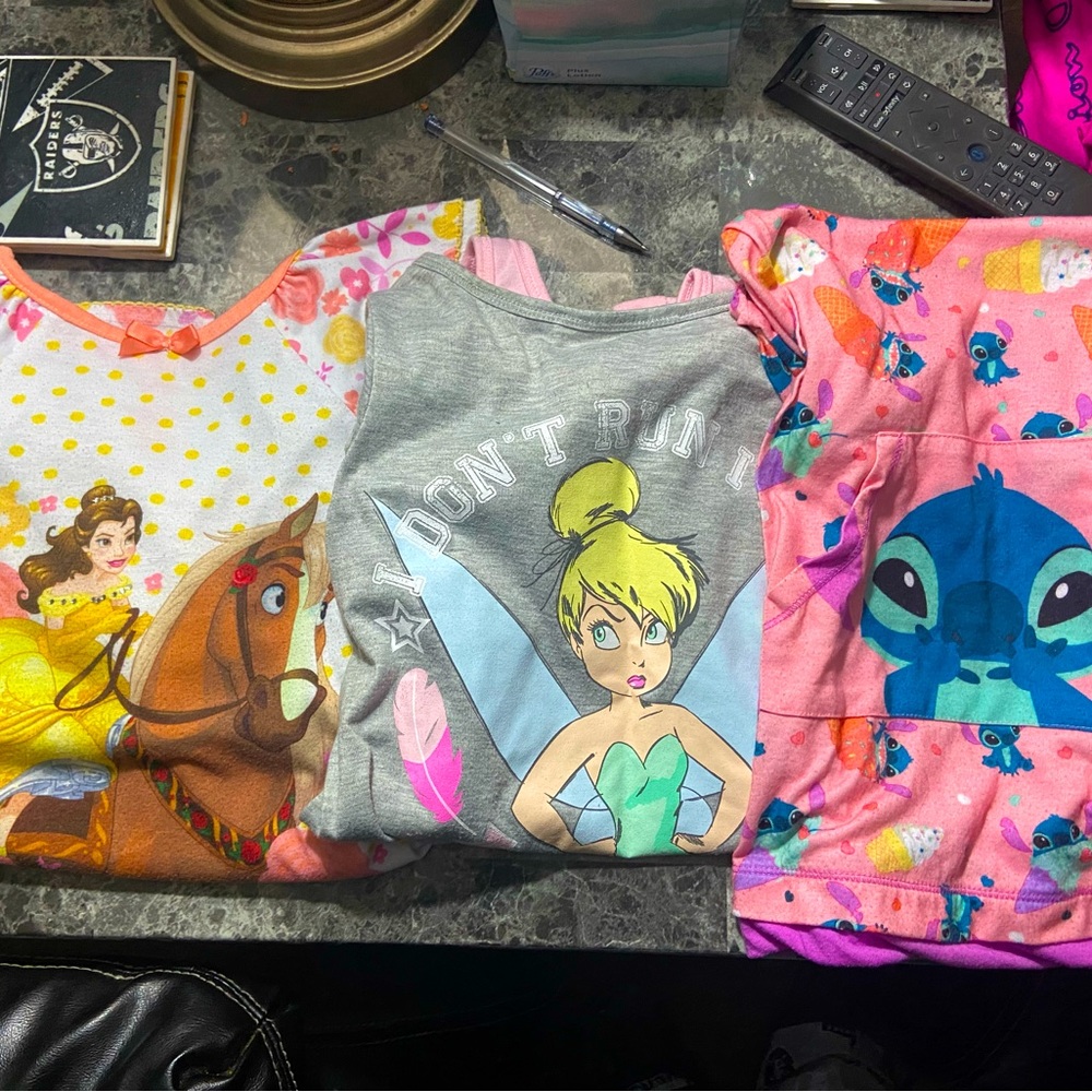 Lot of Disney nightgowns size 4 and 5